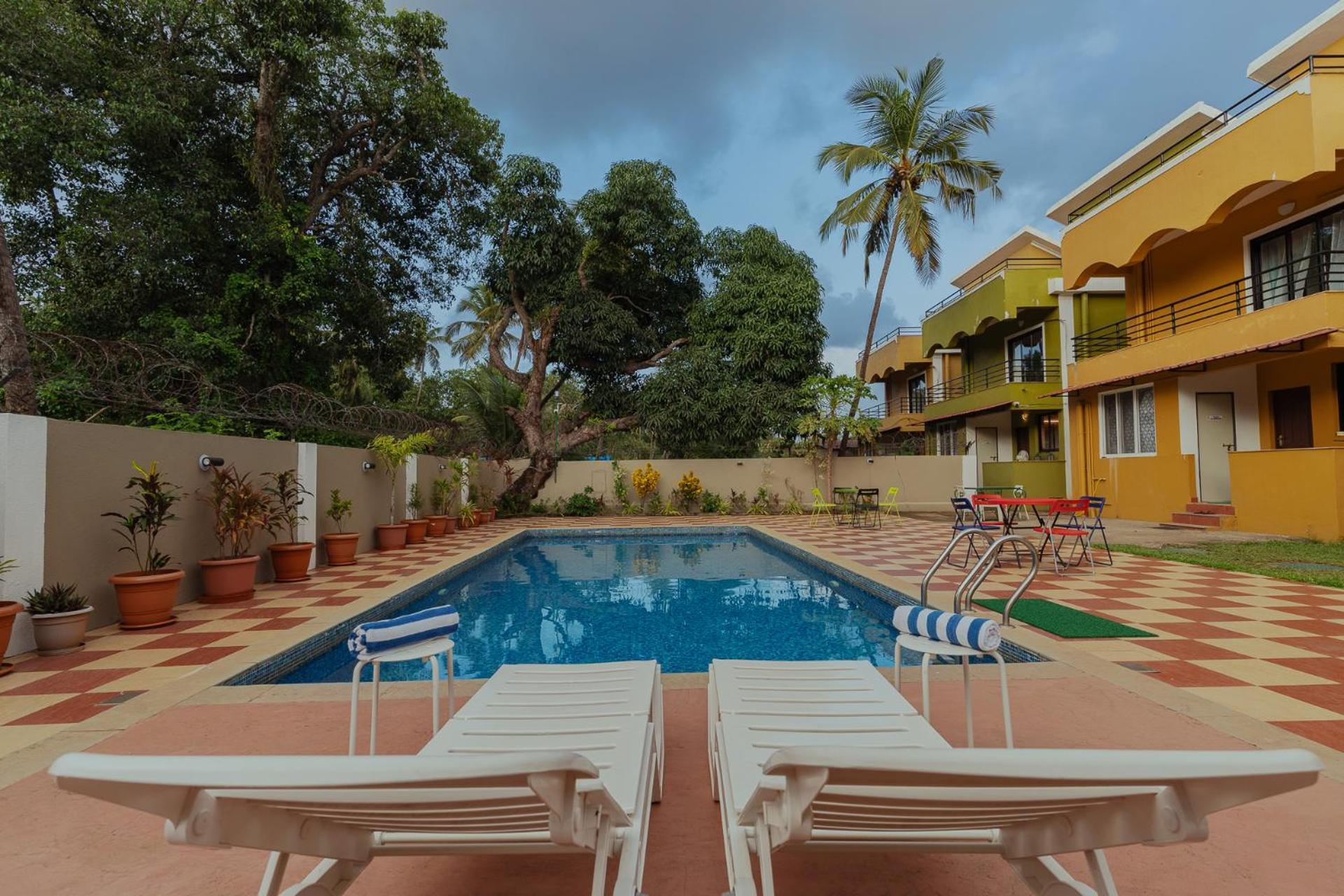 Treehouse Blue Hotel & Villas Colva Exterior photo